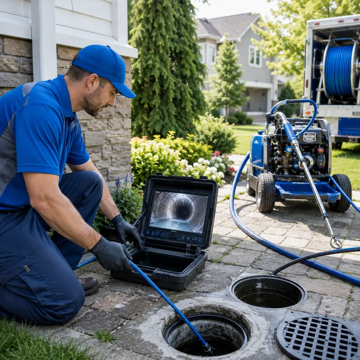 Outdoor drain cleaning professionals serving Hampton Bays, NY