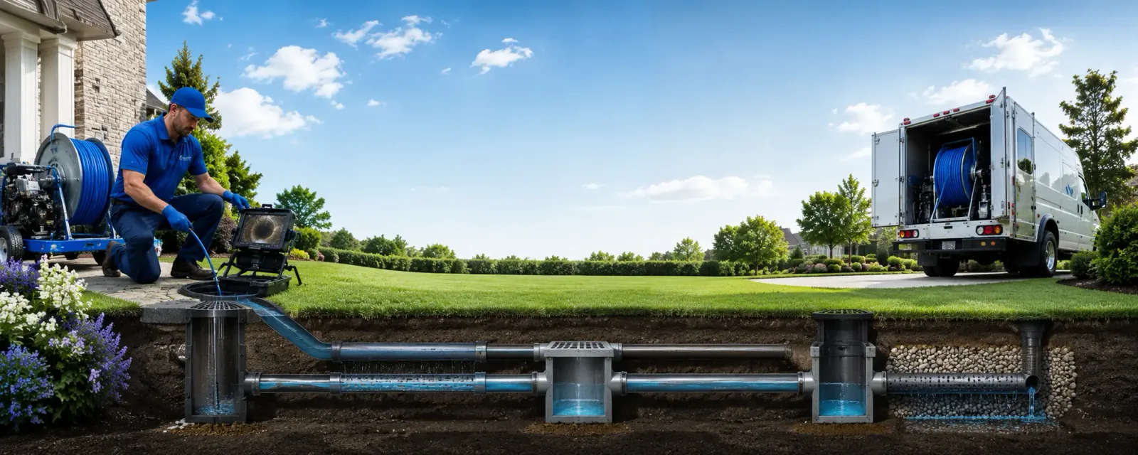 Outdoor drain cleaning information for Hampton Bays, NY